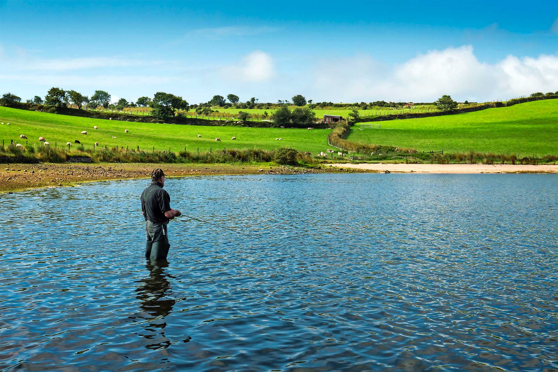 Bank fishing