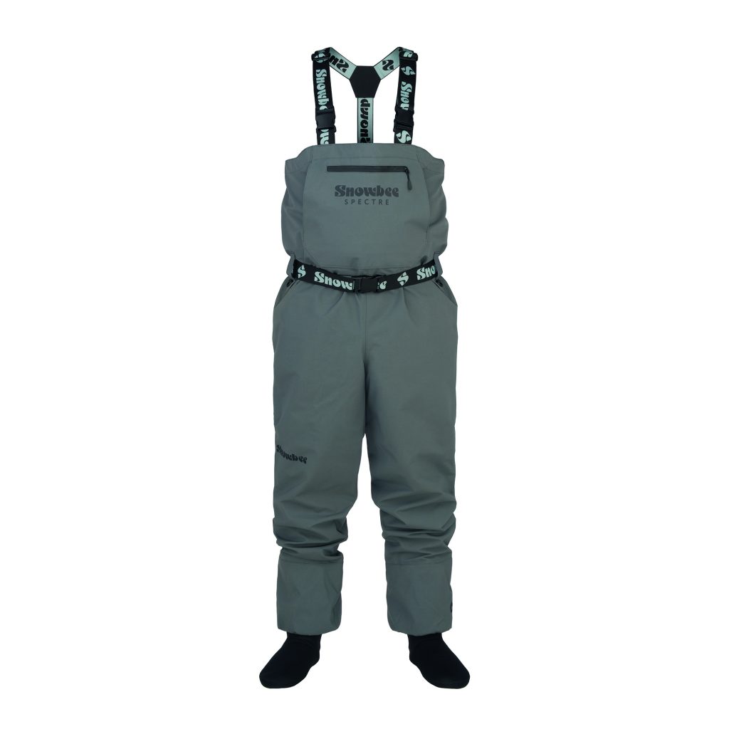 Snowbee Spectre waders on white