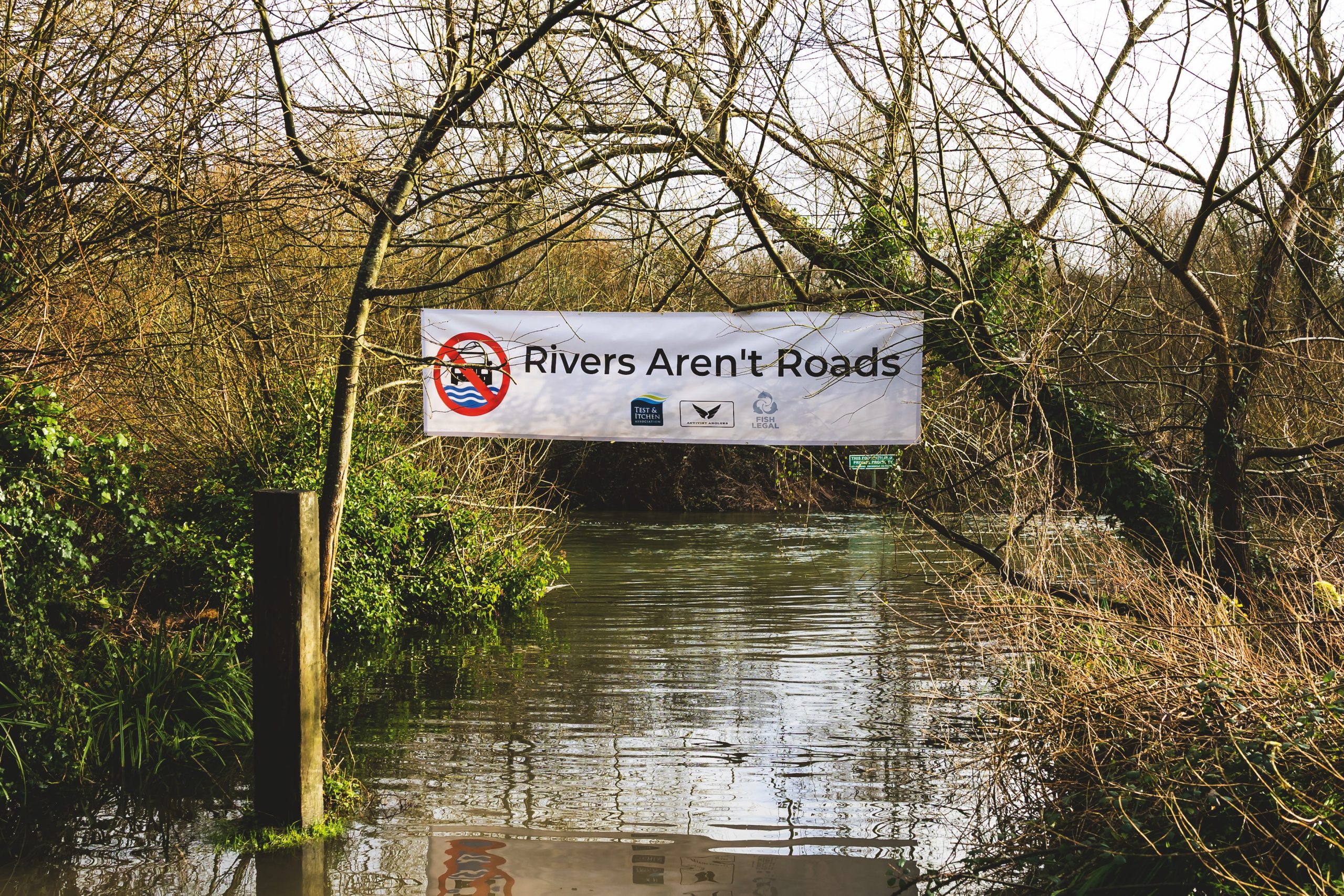 Protest over off-road vehicles in River Meon spawning grounds